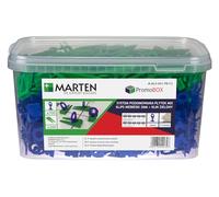 MARTEN Système de Nivellement de Carrelage avec Accessoires de Pose Épaisseur mentale 7-15 mm, 1mm 1,5mm 2mm 3mm, Pinces (2MM, 900 Clips+ 200 Cales)