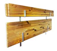 Martenbrown® Support Mural pour Voir chapiteau, bière Banque et bière de Table/Support pour Set de Table de bière/Set de Table Pique-Nique avec des Chevilles et des vis de Fixation