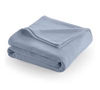MARTEX WestPoint Home Couverture Polaire Super Douce et Confortable - pour Toutes Les Saisons - Couverture Luxueuse et Douce pour canapé et canapé - Lavable en Machine - Bleu