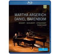 Martha Argerich et Daniel Barenboim – Piano duos – Blu-ray