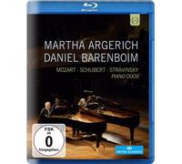 Martha Argerich et Daniel Barenboim – Piano duos – Blu-ray