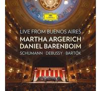 MARTHA ARGERICH - LIVE FROM BUENOS AIRES CD NEUF SCHUMANN/DEBUSSY/BARTOK