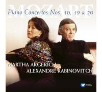 MARTHA ARGERICH/RABINOVITCH,ALEXANDRE/+ - KLAVIERKONZERTE 10,19 & 20 CD NEUF
