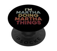 Martha Name Martha Personalized Name First Given PopSockets PopGrip Adhésif