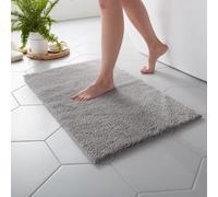 Martha Stewart Drylon Microfiber Bath Tap - 1 pice Ultra Soft Plux en peluche non glisser les tapis de salle de bain lavables pais