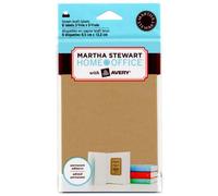 Martha Stewart Home Office avec étiquettes kraft marron 9,5 x 13,7 cm, 6 étiquettes