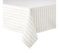 Martha Stewart Nappe à Rayures Marguerites - Beige/Marron - 152,4 x 259,1 cm