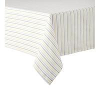 Martha Stewart Nappe à Rayures Marguerites - Gris/Jaune - 152,4 x 213,4 cm