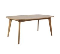 Martha Table de salle à manger avec espace pour 2 plaques supplémentaires, finition chêne délavé.