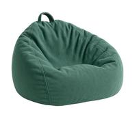 MartHome Pouf Poire pour Adultes & Enfants Classic SAKO - Pouf Intérieur avec Remplissage en Perles EPS, Doublure Intérieure & Poignée, Housse Lavable XL 110/90 Vert B04