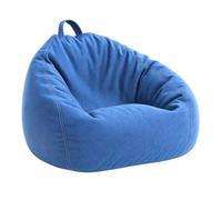 MartHome Pouf Poire pour Adultes & Enfants Classic SAKO - Pouf Intérieur avec Remplissage en Perles EPS, Doublure Intérieure & Poignée, Housse Lavable XL 110/90 Bleu Marine B05