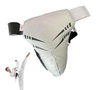 Martial Arts Groin Guard | Protection en cuir PU avec rembourrage ABS