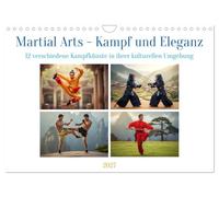 Martial Arts - Kampf und Eleganz (Wandkalender 2027 DIN A4 quer), CALVENDO Monatskalender: Zwölf Disziplinen, zwölf Kulturen - Bewegung als Ausdruck von Geschichte, Geist und innerer Stärke.