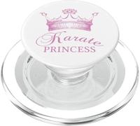 Martial Arts Karate Princess PopSockets PopGrip pour MagSafe