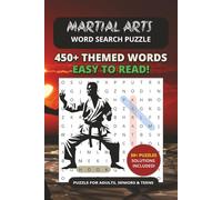 Martial Arts Word Search Puzzle Book: Themed Word Searches with Easy to Read Print about Martial Arts, Boxing, Karate and More | 50+ Puzzles | 6x9 ... | Gift for vacation, Holidays and Free Times