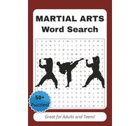 Martial Arts Word Search Puzzle Book: Word Searches with Easy to Read Print about martial arts, karate, boxing and more | 6 x 9 inches, 110 pages | ... Gift for Traveling, Holidays, and Free Time