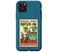 Martian Drive-in Cafe Parodie années 1950 Roswell Aliens Retro Coque pour iPhone 11 Pro Max