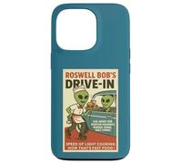 Martian Drive-in Cafe Parodie années 1950 Roswell Aliens Retro Coque pour iPhone 13 Pro