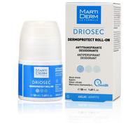 MartiDerm Driosec Dermoprotect Roll-On anti-transpirant déodorant anti-traces blanches et jaunes 50 ml