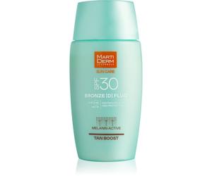 MartiDerm Sun Care Bronze D Fluid fluide solaire visage pour prolonger le bronzage SPF 30 50 ml