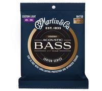 Martin 41Y25M4750 Cordes pour basse acoustique à courte échelle enduite