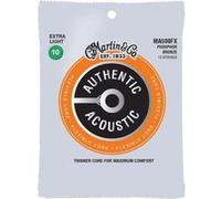 MARTIN 12 Cordes de guitare acoustique, Flexible Core Extra Light 10/54, 98/2 Phosphore Bronze (MA500FX)