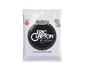 MARTIN Cordes pour guitare acoustique, Eric Clapton's Choice, Light 12-54, 92/8 Phosphore Bronze (MEC12)