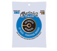 MARTIN Cordes pour guitarre Basse acoustique, Superior Performance Medium Bass 45-105, 92/8 Phosphore Bronze (MA4850)