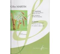 Martin Gilles - 22 Esquisses - Saxophone Ou Flute Ou Hautbois