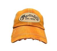 Martin Guitars Chapeau médiator orange avec maille marron clair, Orange, Taille unique