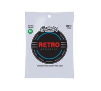 Martin Cordes pour guitare acoustique Retro Acoustic MM10X Monel Extra Light 10-47