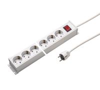Martin Kaiser 12-Way Power Outlet Strip 45 degrees Earth Contact 1.5M (Prise européenne) - 1101KZL12ws15 [10 Pièces]