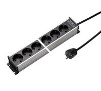 Martin Kaiser 4-Way 45 Degree Aluminum Power Outlet Strip Without Switch (Prise européenne) - 1302KZL4SW15