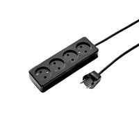 Martin Kaiser 4-Way Unearthed Socket with 1.5m Cable (Prise européenne) - 509ZL/15/sw [10 Pieces]