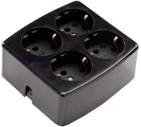 Martin Kaiser 536/sw Prise multiple 250 V noir IP20