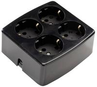 Martin Kaiser 536/sw Prise multiple 250 V noir IP20