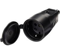 Martin Kaiser 552/sw Fiche électrique femelle avec terre PVC 250 V noir IP44