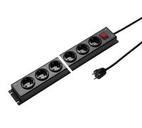 Martin Kaiser 8-Way Switched Power Strip With 1.5M Cable (Prise européenne) - 1001ZL8sw15 [10 Pièces]