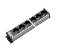 Martin Kaiser Bloc multiprises 12 voies avec contact de terre sans interrupteur (Prise européenne) - 1102/12l-sw [10 Pièces]