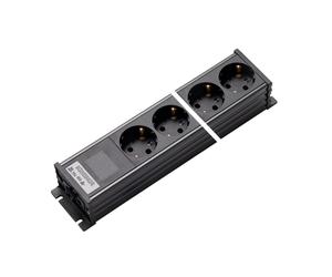 Martin Kaiser Bloc multiprises 4 voies AC166 Mise à la terre (Prise européenne) - 1154/4-1/SW