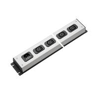 Martin Kaiser Bloc multiprises 4 voies Prise IEC C13 sans interrupteur - 1026/4l-sw [10 Pièces]