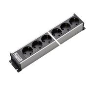 Martin Kaiser Bloc multiprises 6 voies sans interrupteur (Prise européenne) - 1102/6l-sw [10 Pièces]