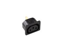 Martin Kaiser Inlet Appliance Socket C13 70 Degree Snap-In Fixation - 796/10/63/sw [50 Pieces]