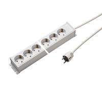 Martin Kaiser Power Strip 12 Ports Sans Interrupteur Blanc 1.5M Cable (Prise européenne) - 1102ZL12ws15 [10 Pièces]