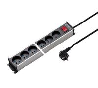 Martin Kaiser Power Strip 6-Way 45 degrees Earthing Pin Shutter Switch Cable 1.5m (Prise européenne) - 1116KZL6l-sw15 [10 Pièces]