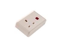 Martin Kaiser UK Prise de couplage 13Amp Mise à la terre Light White - 860/ws [10 Pieces]