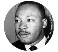 Martin Luther King - 5cm - Sticker/Autocollant