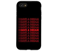Martin Luther King Junior Un Jour où J'Ai Un rêve rétro Coque pour iPhone SE (2020) / 7/8