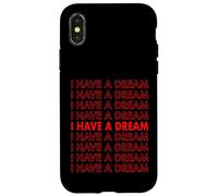 Martin Luther King Junior Un Jour où J'Ai Un rêve rétro Coque pour iPhone X/XS