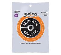 Martin MA535FX - Jeu de cordes Phosphore Bronze Flexible Core - Custom Light 11-52